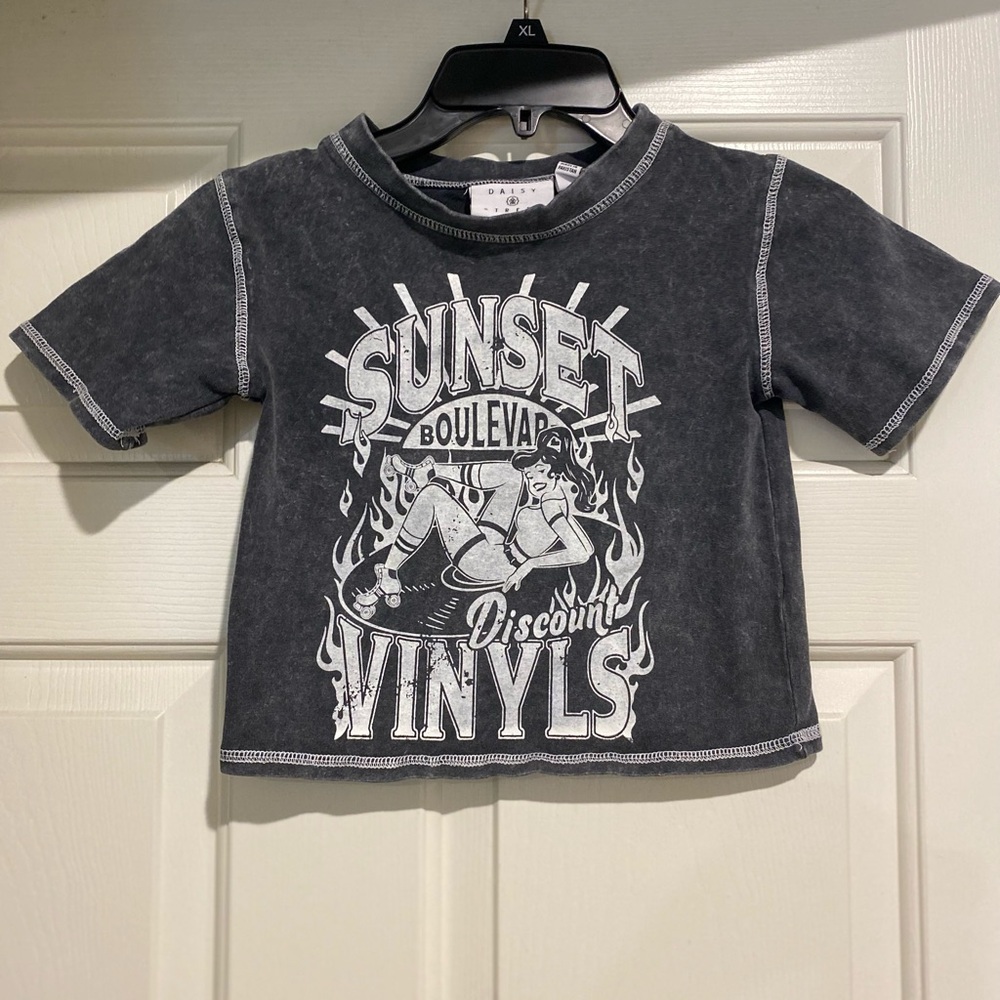 Daisy Street Sunset Blvd Records t shirt girls small